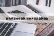 西安周至疫情最新／西安周至县最新通告