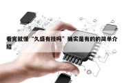 看完就懂“久盛有挂吗”确实是有的的简单介绍