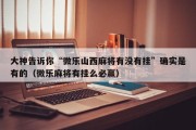 大神告诉你“微乐山西麻将有没有挂”确实是有的（微乐麻将有挂么必赢）