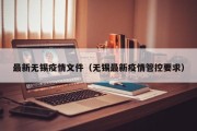 最新无锡疫情文件（无锡最新疫情管控要求）