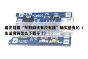 看完就懂“东游麻将有没有挂”确实是有的（东游麻将怎么下载不了）